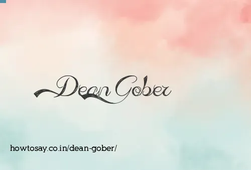 Dean Gober