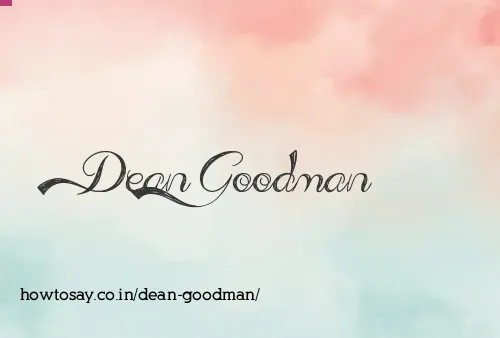 Dean Goodman