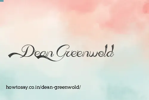 Dean Greenwold