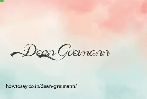 Dean Greimann
