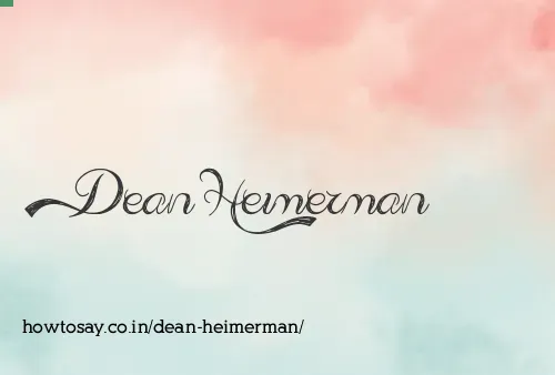 Dean Heimerman