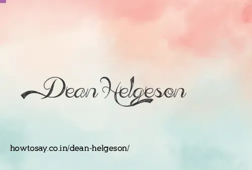 Dean Helgeson