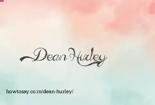 Dean Hurley