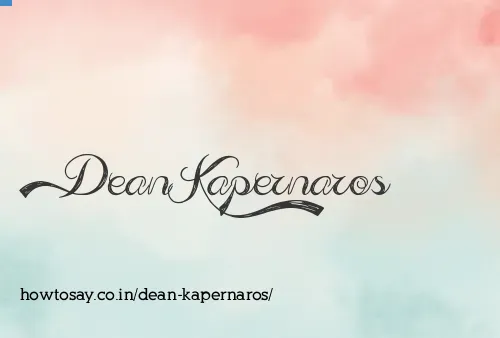 Dean Kapernaros