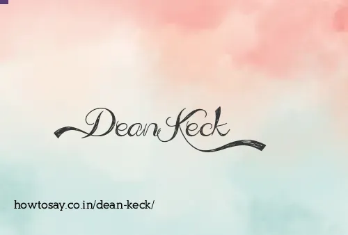 Dean Keck