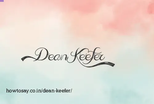 Dean Keefer