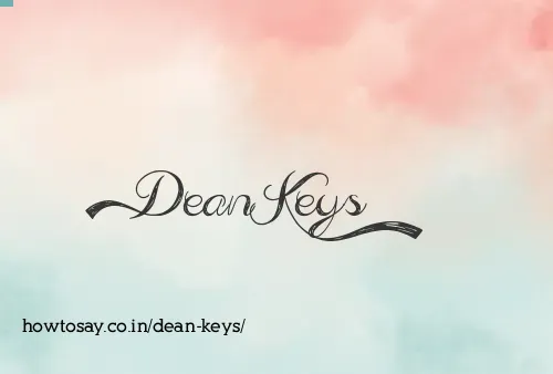 Dean Keys