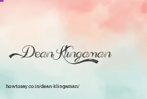 Dean Klingaman