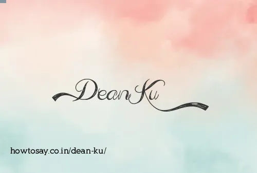 Dean Ku