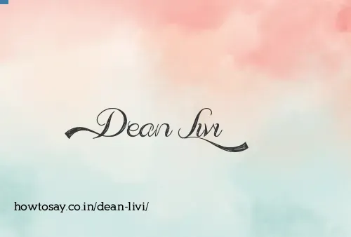 Dean Livi