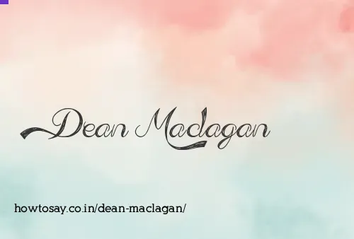 Dean Maclagan