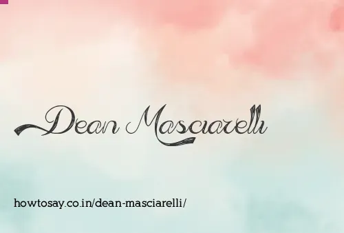 Dean Masciarelli