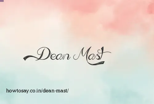 Dean Mast