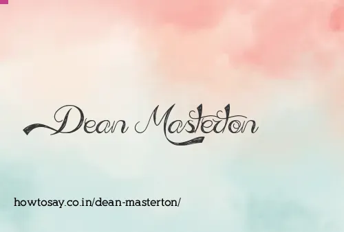 Dean Masterton