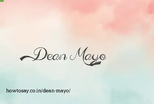 Dean Mayo