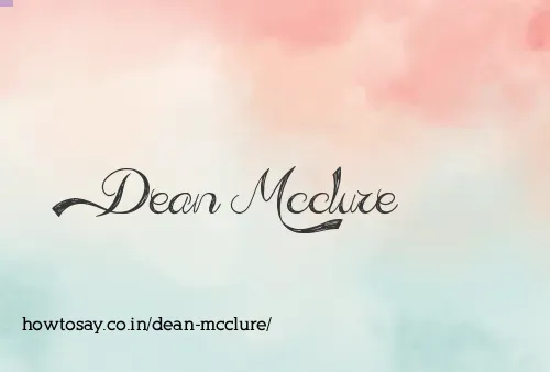 Dean Mcclure