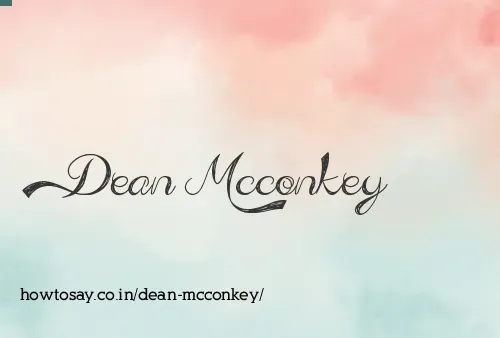 Dean Mcconkey