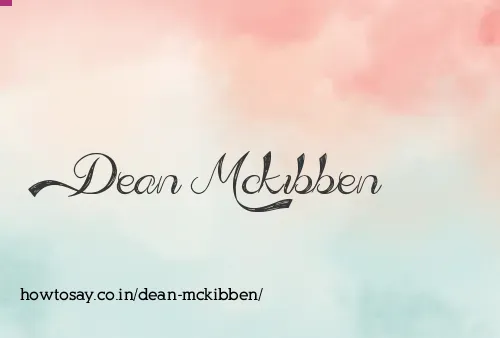 Dean Mckibben