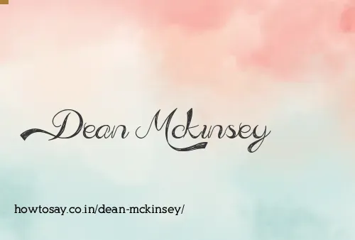 Dean Mckinsey