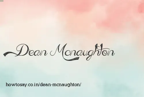 Dean Mcnaughton