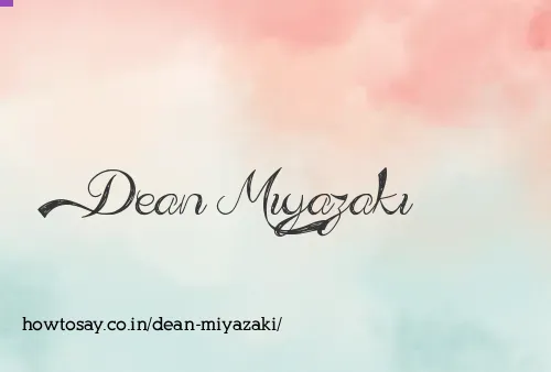 Dean Miyazaki