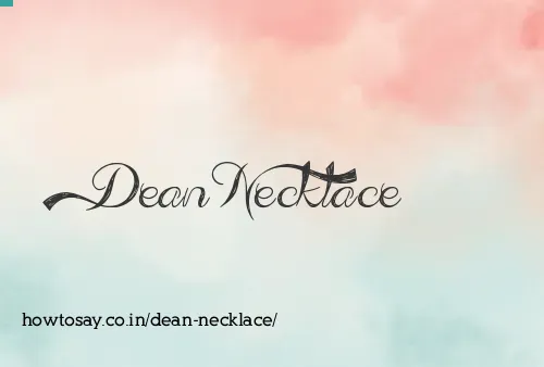 Dean Necklace