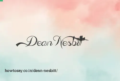 Dean Nesbitt