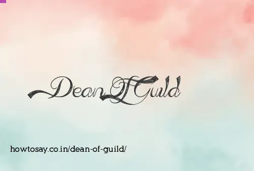 Dean Of Guild