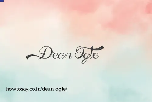 Dean Ogle