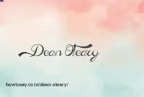 Dean Oleary