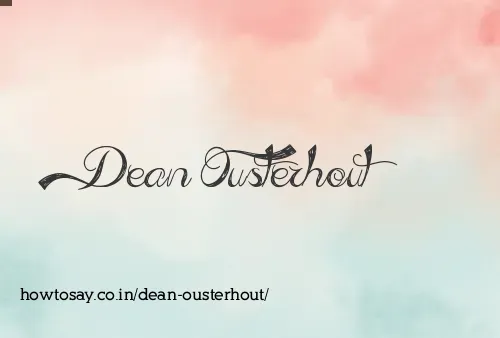 Dean Ousterhout