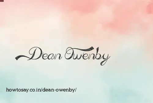Dean Owenby