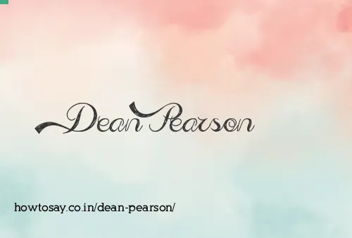 Dean Pearson