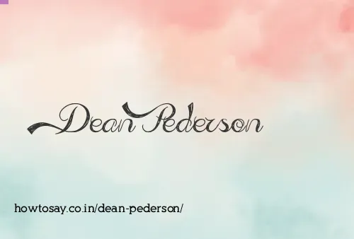 Dean Pederson