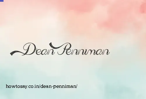 Dean Penniman