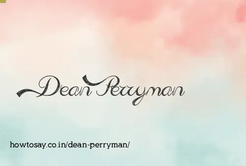 Dean Perryman