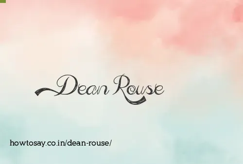 Dean Rouse