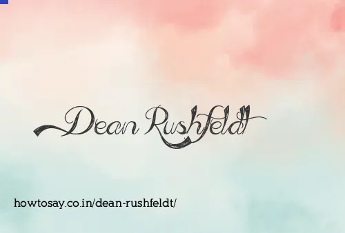 Dean Rushfeldt