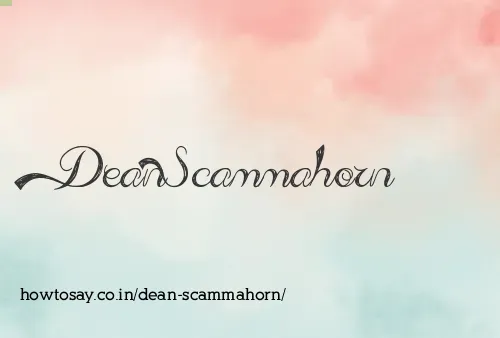 Dean Scammahorn