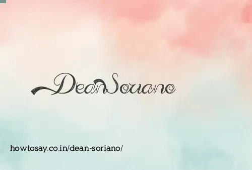Dean Soriano