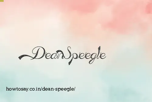 Dean Speegle