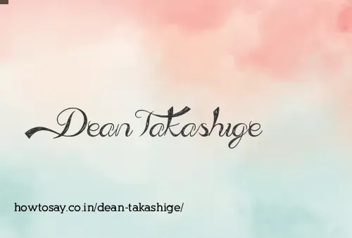 Dean Takashige