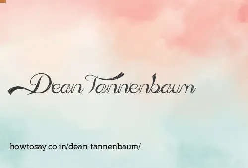 Dean Tannenbaum