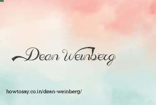 Dean Weinberg