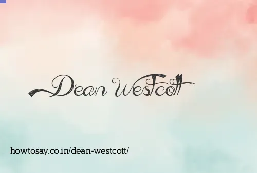 Dean Westcott