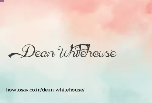 Dean Whitehouse