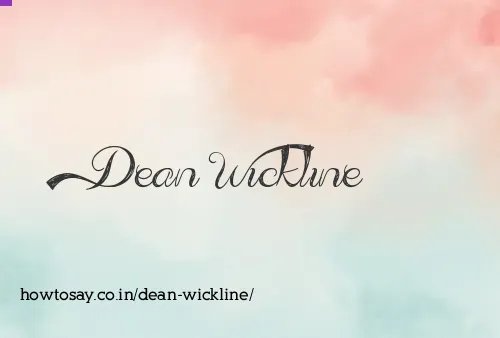 Dean Wickline