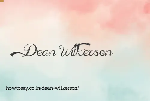 Dean Wilkerson