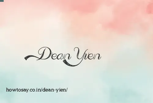 Dean Yien