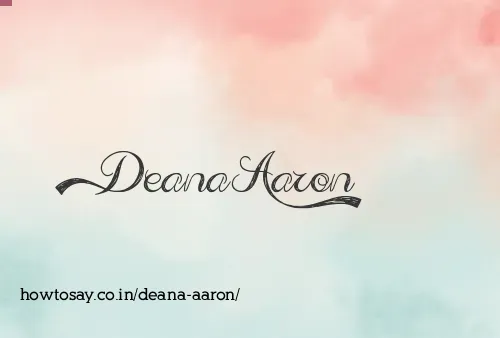 Deana Aaron